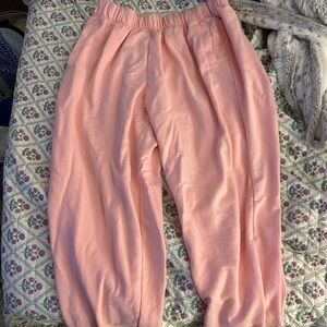 Aerie Light Pink Jet Setter Sweatpants